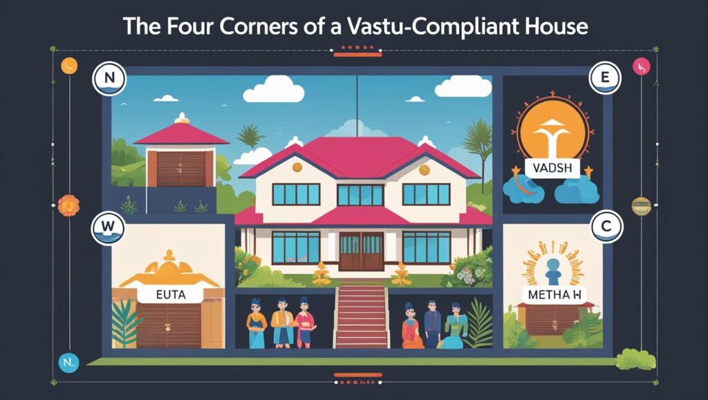 4 corners of vastu